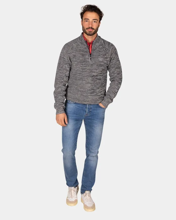 Men Knitwear NZA New Zealand Auckland Navy Cotton Sweater With HalfZip 8211 Winter Navy Men Knitwear NZA New Zealand Auckland Navy Cotton Sweater With HalfZip 8211 Winter Navy
