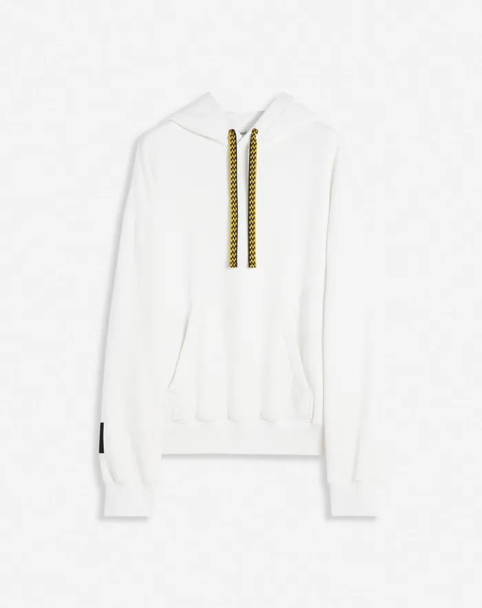 Men Lanvin Coats and Jackets Lanvin X Future Unisex Oversized Curb Laces White Mustang