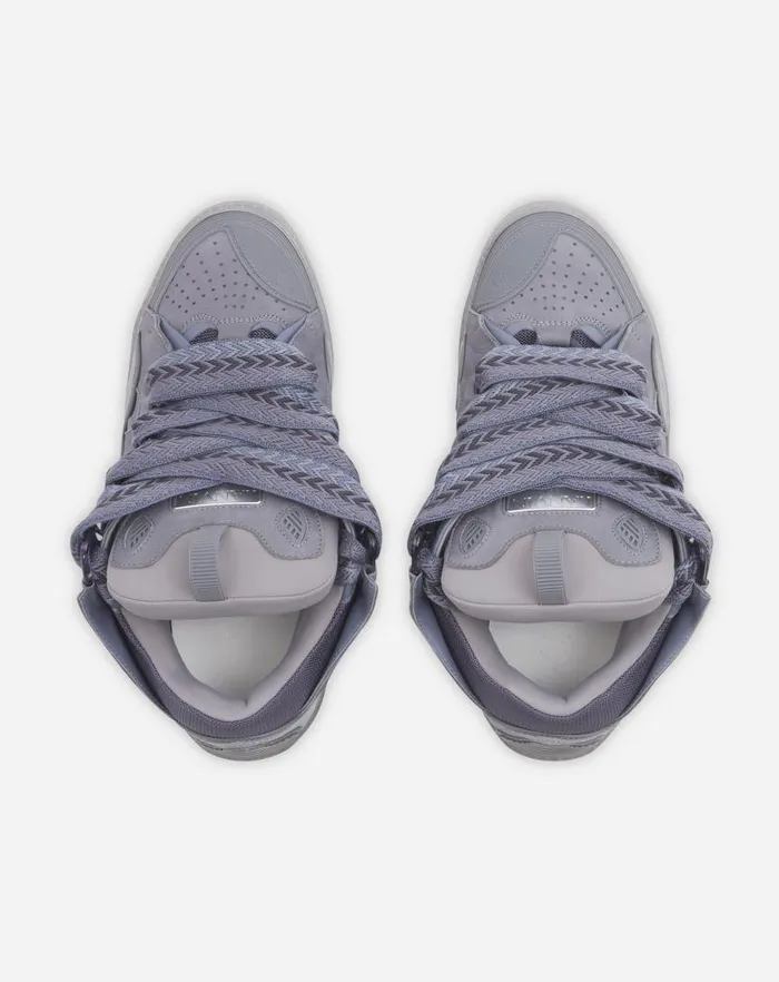 Men Lanvin Sneakers Leather Curb Sneakers Light Grey Men Lanvin Sneakers Leather Curb Sneakers Light Grey