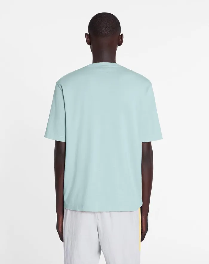 Men Lanvin Tshirts and Polos Lanvin X Future Classic Eagle Print Tshirt Lanvin Blue