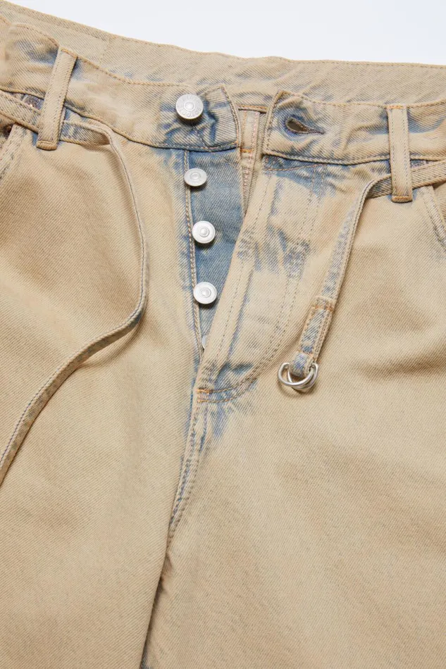 Men Loose Fit Jeans 8211 1991 Toj Light Sand Acne Studios Jeans