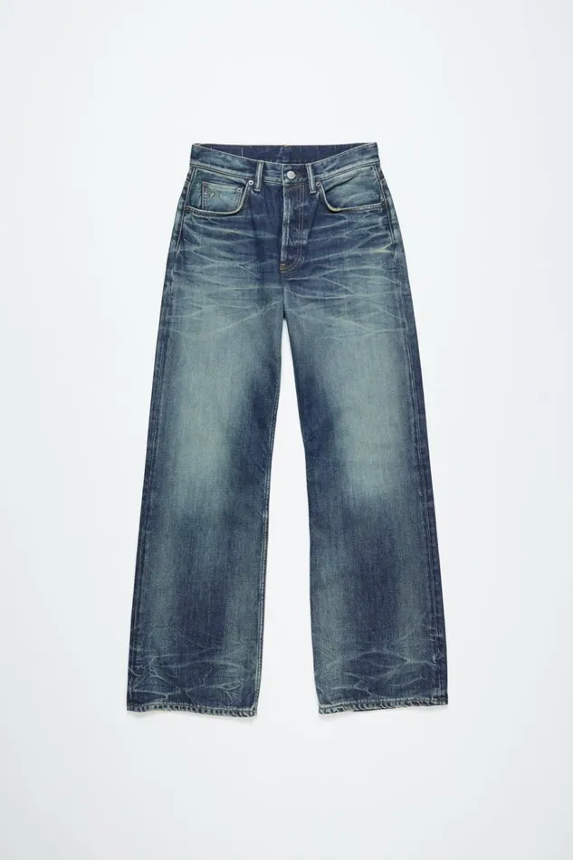 Men Loose Fit Jeans 8211 2021M Mid Blue Acne Studios Jeans