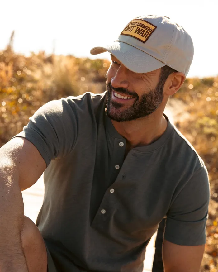 Men Make Cornbread Cap Khaki Billy Reid Accessories