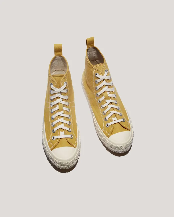 Men Men039s High Top Sneakers Yellow YMC Sneakers
