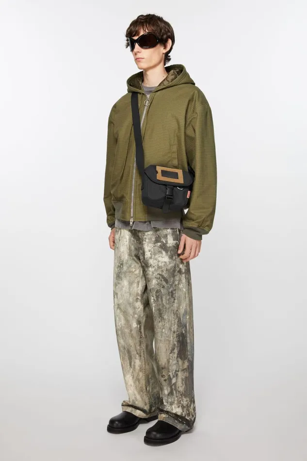 Men Mini Messenger Bag Black Acne Studios Bags