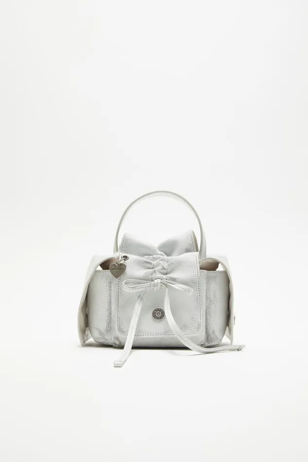 Men Multipocket Mini Bag Whitegrey Acne Studios Bags