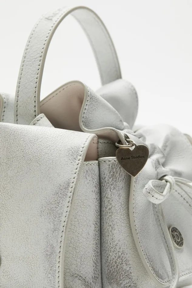 Men Multipocket Mini Bag Whitegrey Acne Studios Bags