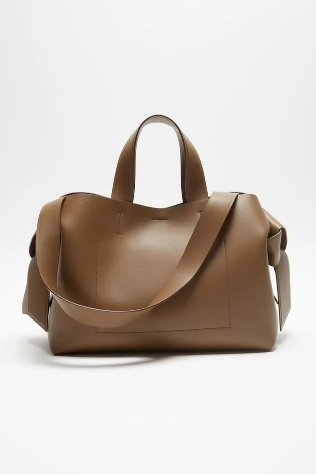 Men Musubi Midi Tote Camel Brown Acne Studios Bags