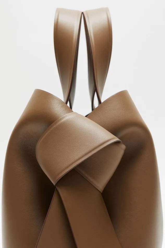 Men Musubi Midi Tote Camel Brown Acne Studios Bags