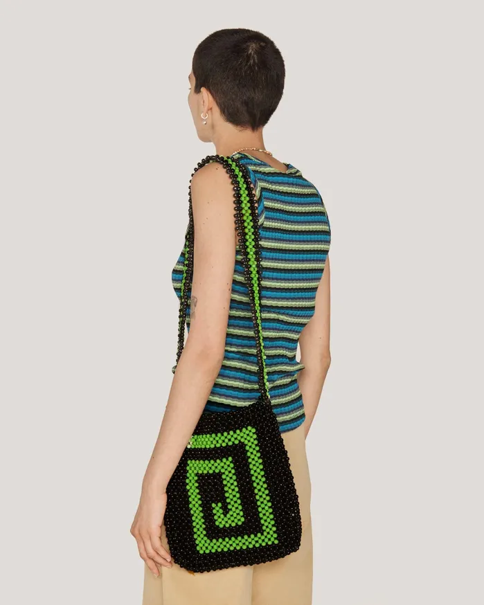 Men Pilgrim Bag Black Multi YMC Bags and Wallets