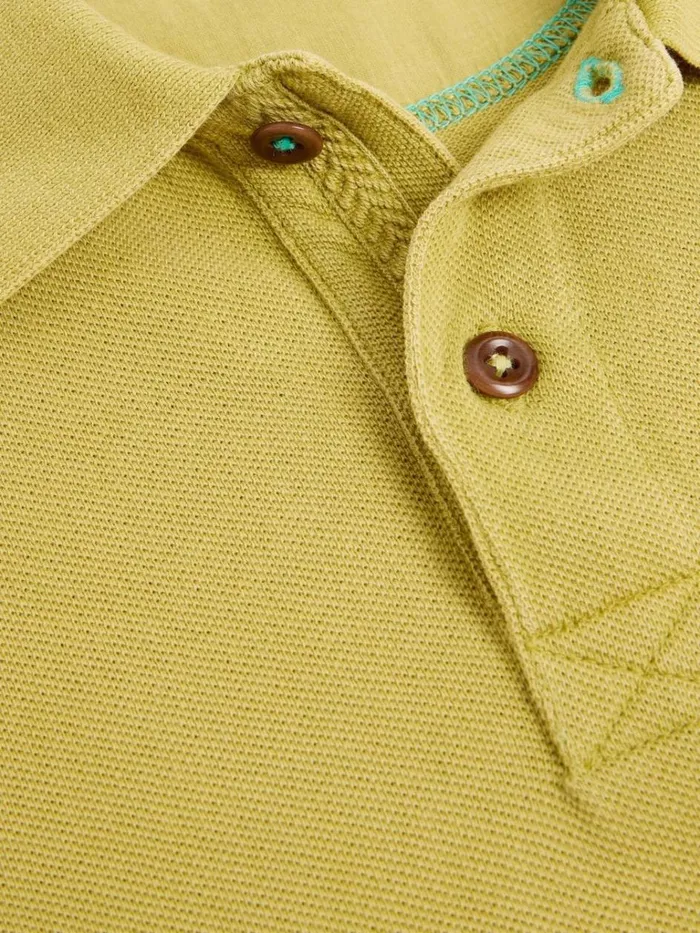 Men POLO SHIRTS White Stuff Utility Polo Bright Green Men POLO SHIRTS White Stuff Utility Polo Bright Green