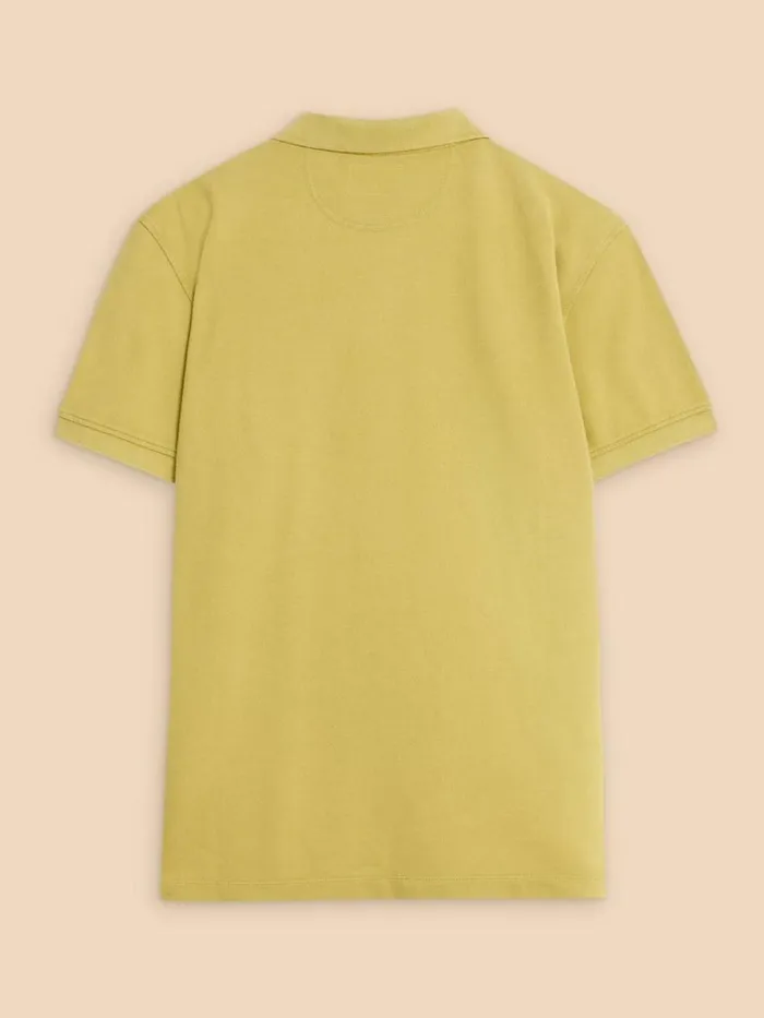 Men POLO SHIRTS White Stuff Utility Polo Bright Green Men POLO SHIRTS White Stuff Utility Polo Bright Green