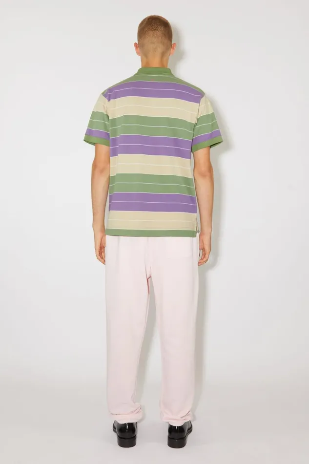 Men Polo Tshirt 8211 Regular Fit Purplegreen Acne Studios Tshirts