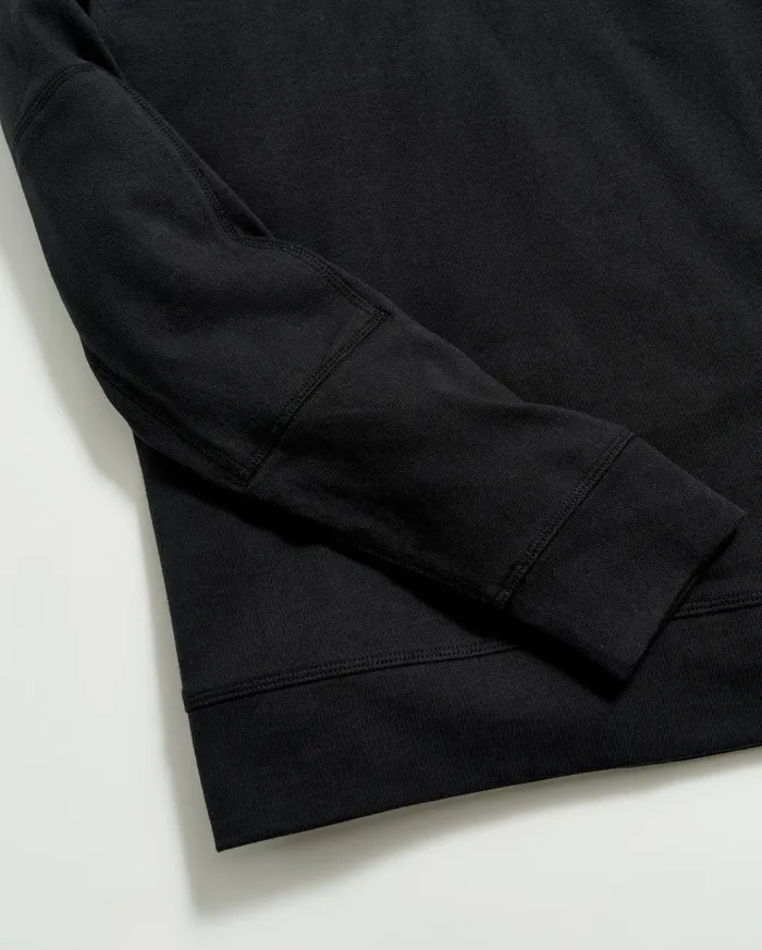 Men Practice Hoodie Black Billy Reid Sweaters and Sweatshirts
