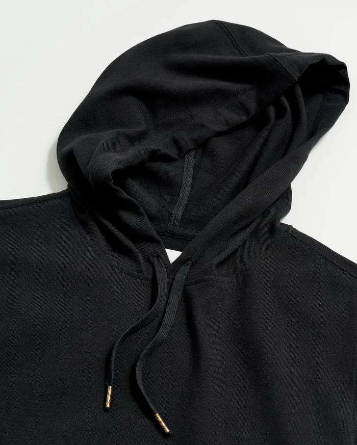 Men Practice Hoodie Black Billy Reid Sweaters and Sweatshirts