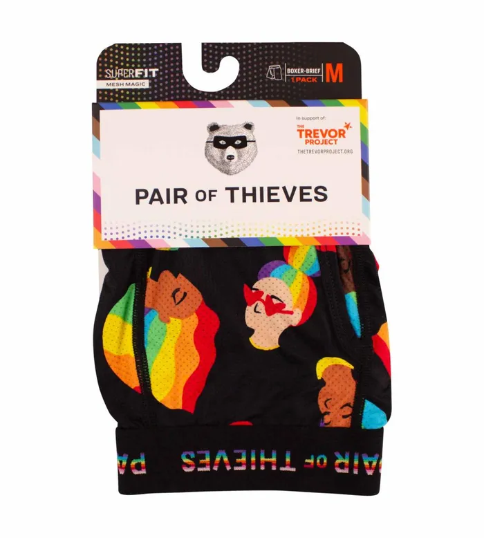 Men Pride Superfit Boxer Briefs Black Underwear 1 Pack 1063300001 Pair Of Thieves Boxer Briefs