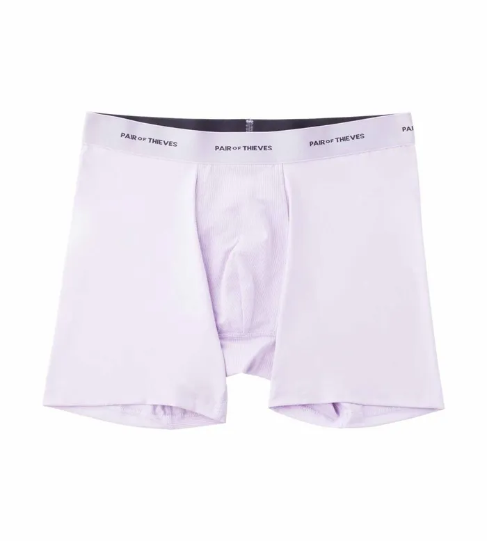 Men Quick Dry Action Blend Boxer Briefs Lavender Underwear 3 Pack Pair Of Thieves Boxer Briefs