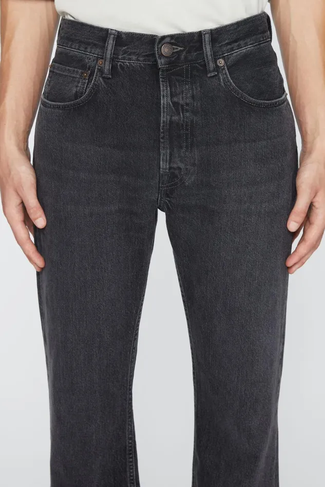 Men Regular Fit Jeans 8211 1992M Black Acne Studios Jeans
