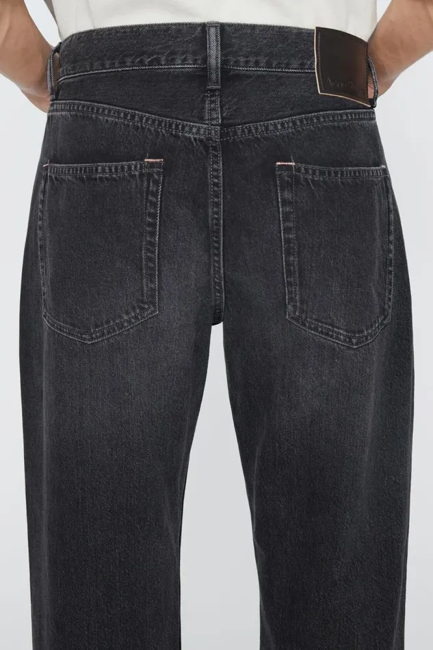 Men Regular Fit Jeans 8211 1992M Black Acne Studios Jeans