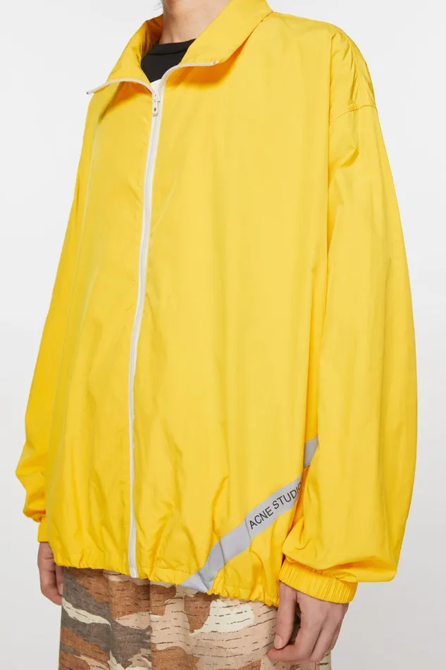 Men Ripstop Jacket Yellow Acne Studios Outerwear