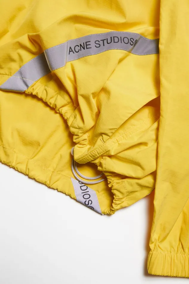 Men Ripstop Jacket Yellow Acne Studios Outerwear