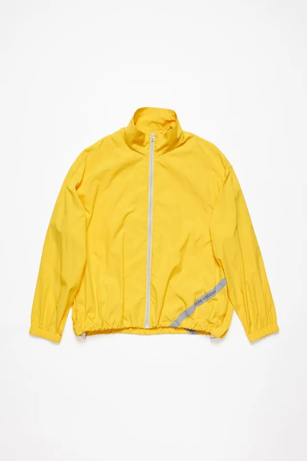 Men Ripstop Jacket Yellow Acne Studios Outerwear