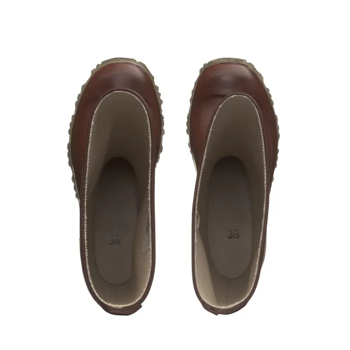 Men Rubber Boots Unisex 7266GINOCCHIO PADUS High Cut BROWN Superga Gumboots