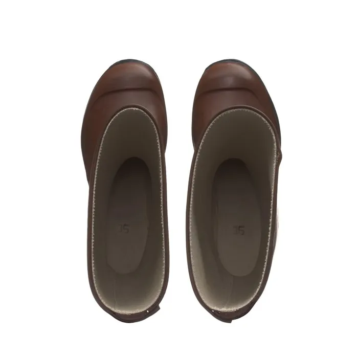 Men Rubber Boots Unisex 7324GINOCCHIO ALPINA High Cut BROWN Superga Gumboots