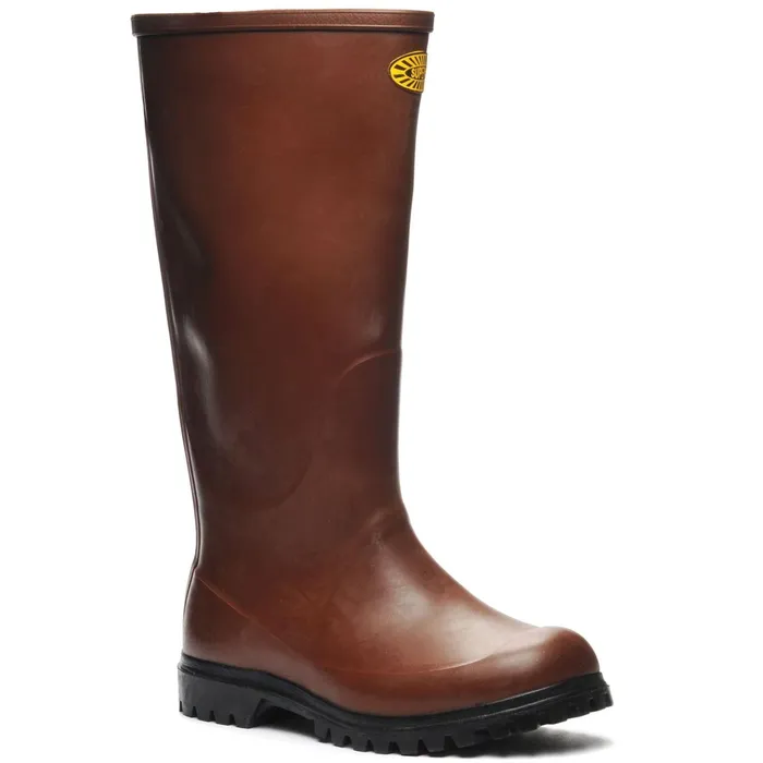 Men Rubber Boots Unisex 7324GINOCCHIO ALPINA High Cut BROWN Superga Gumboots