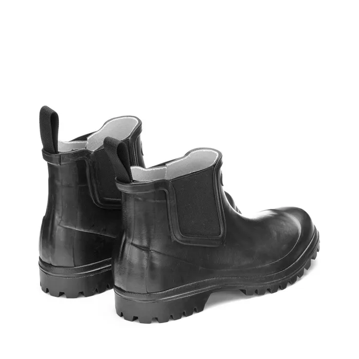 Men Rubber Boots Unisex 798 RUBBER BOOTS Mid Cut TOTAL BLACK Superga Gumboots