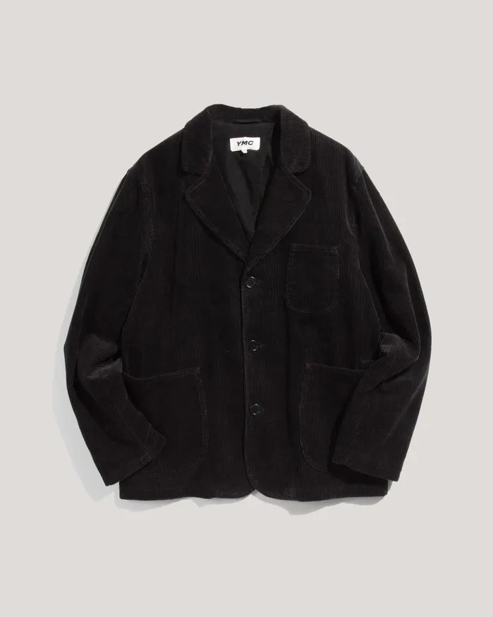 Men Scuttlers Corduroy Jacket Black YMC Suiting