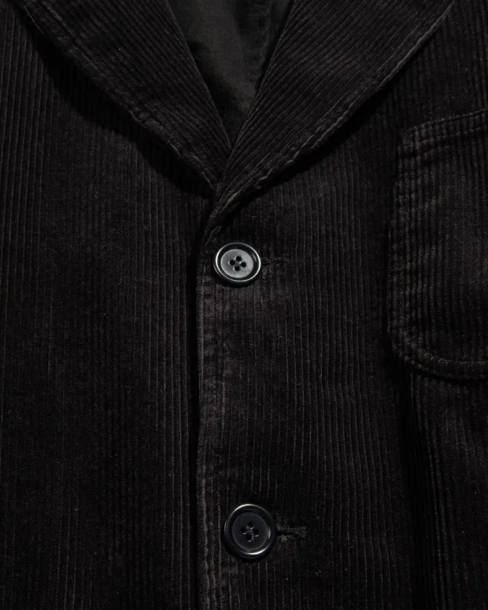 Men Scuttlers Corduroy Jacket Black YMC Suiting