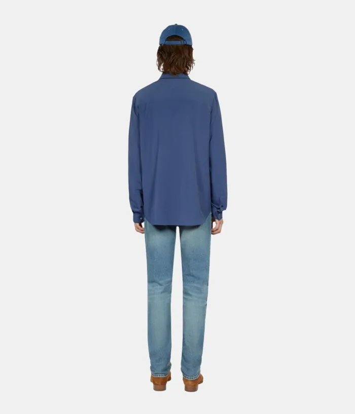 Men Shirts THE KOOPLES Royal Blue Shirt Men Shirts THE KOOPLES Royal Blue Shirt
