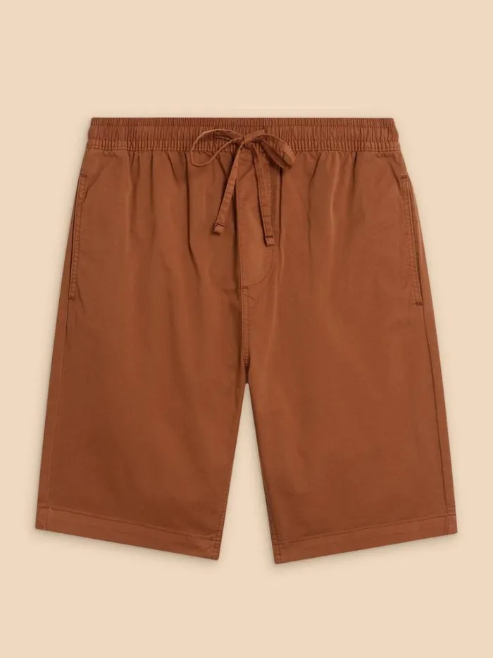 Men SHORTS White Stuff Palmer Drawstring Short Mid Brown Men SHORTS White Stuff Palmer Drawstring Short Mid Brown