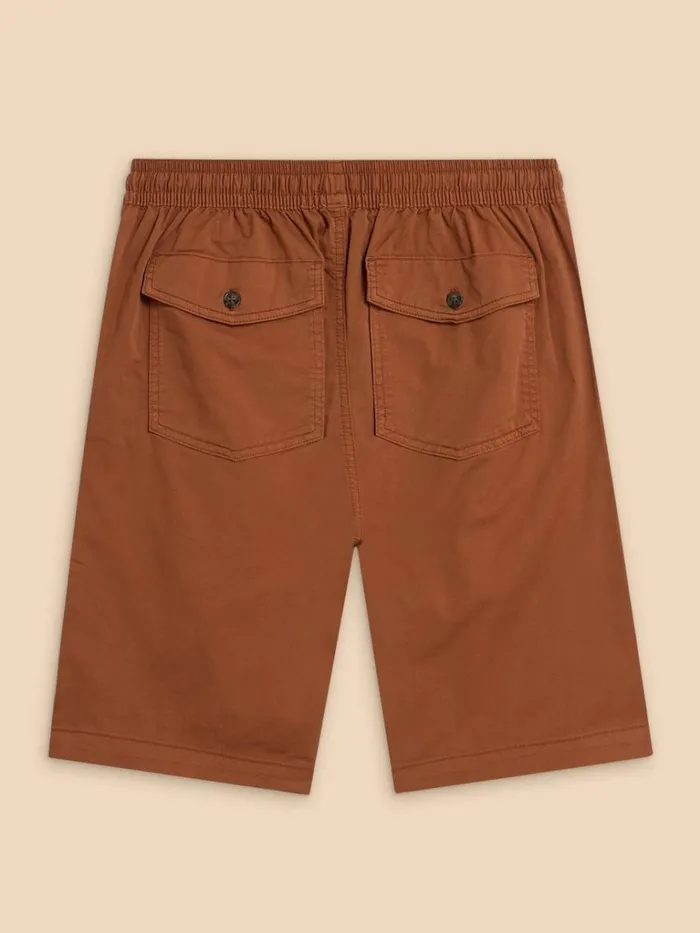 Men SHORTS White Stuff Palmer Drawstring Short Mid Brown Men SHORTS White Stuff Palmer Drawstring Short Mid Brown