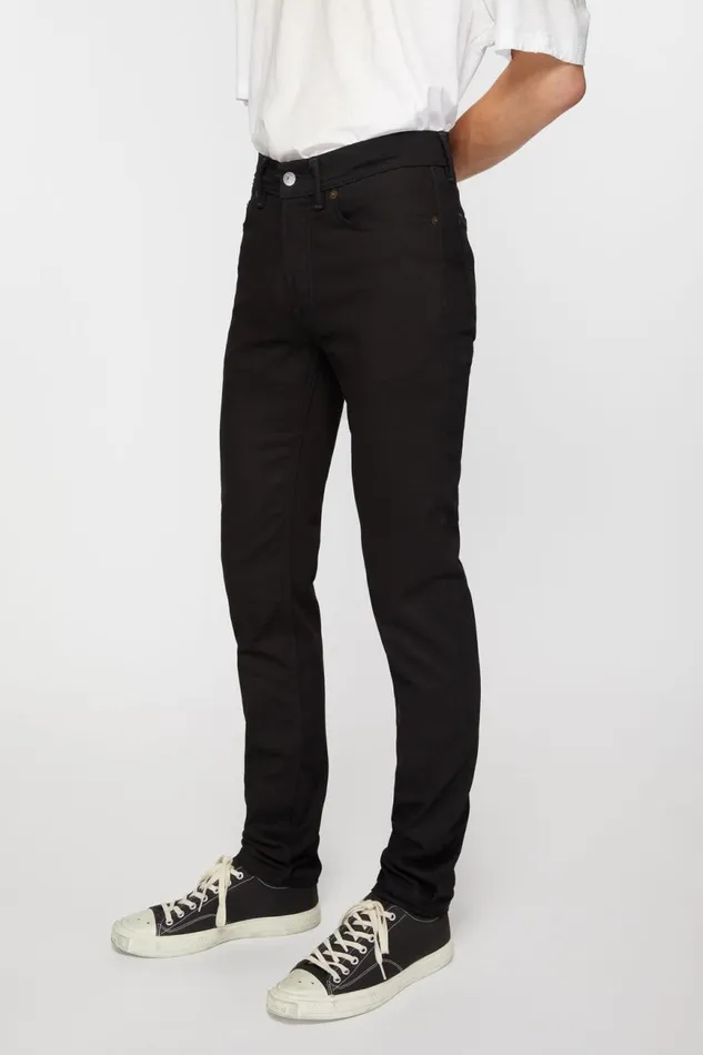 Men Skinny Fit Jeans 8211 North Stay Black Acne Studios Jeans