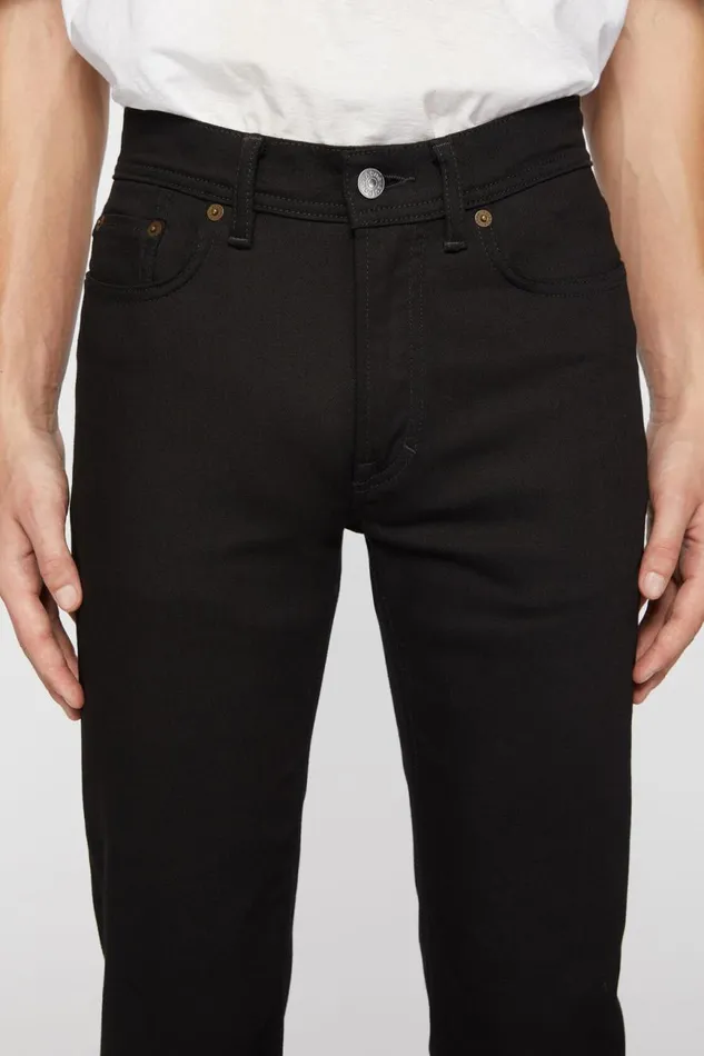 Men Skinny Fit Jeans 8211 North Stay Black Acne Studios Jeans