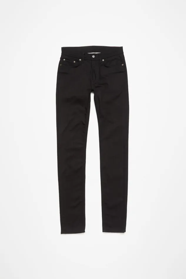 Men Skinny Fit Jeans 8211 North Stay Black Acne Studios Jeans