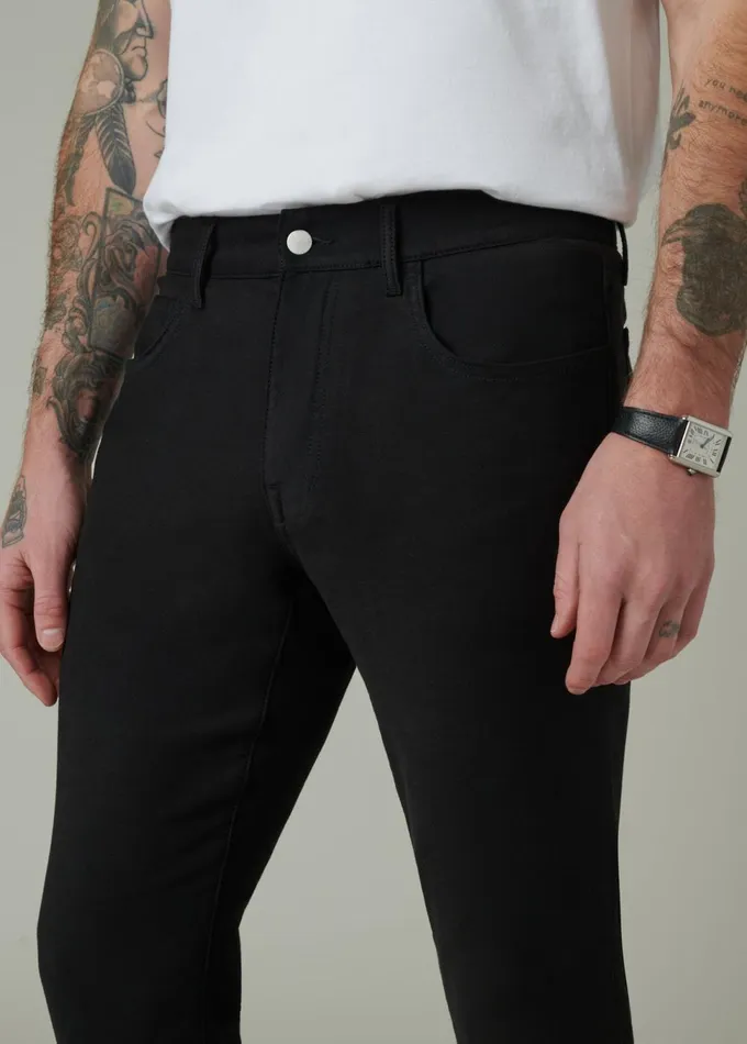 Men Slim Skinny Joe039s Jeans THE AIRSOFT ASHER Black