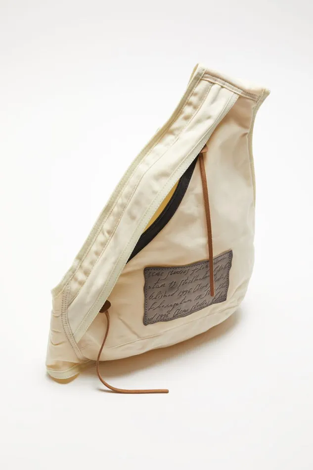 Men Sling Backpack Cream Beigebeige Acne Studios Bags
