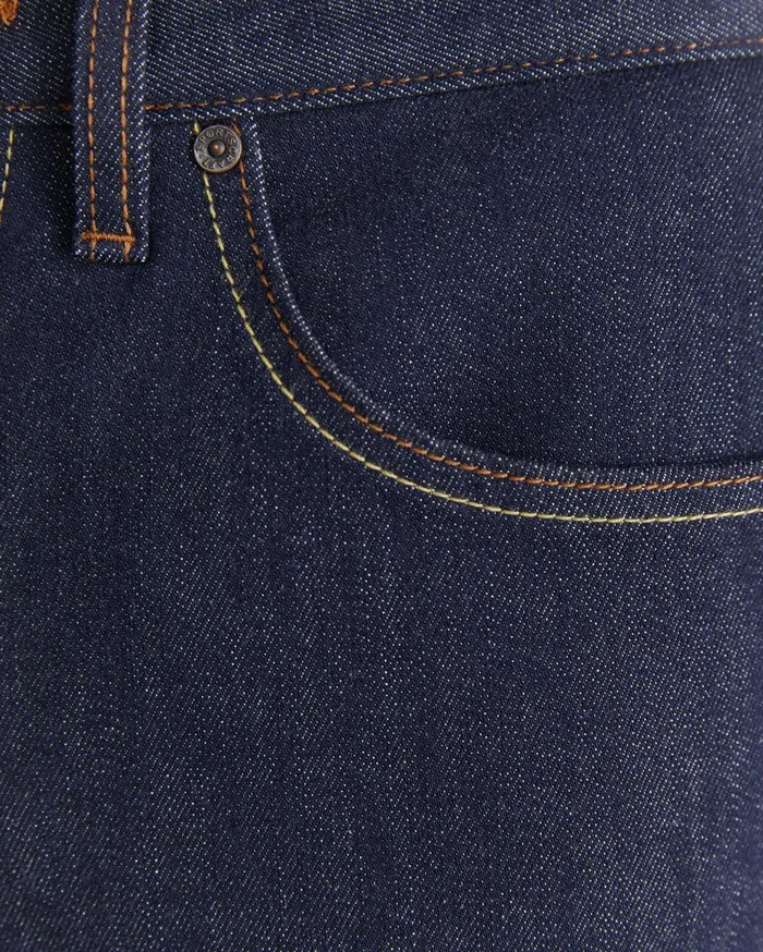 Men Sportscraft Pants Grayson Straight Jean Raw Indigo