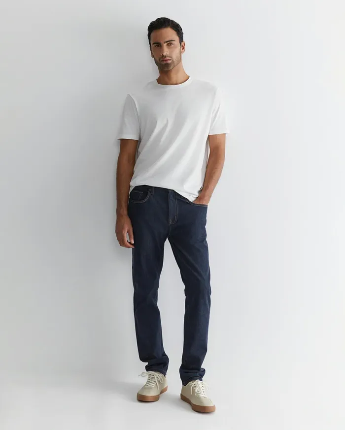Men Sportscraft Pants Jackson Slim Jean Raw Indigo