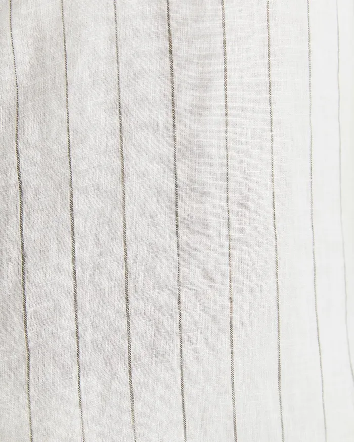 Men Sportscraft Shirts Alan Short Sleeve Linen Shirt Whitemulti