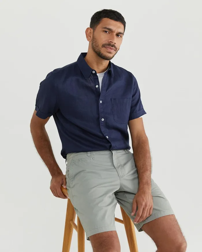Men Sportscraft Shorts Classic Chino Short Olive
