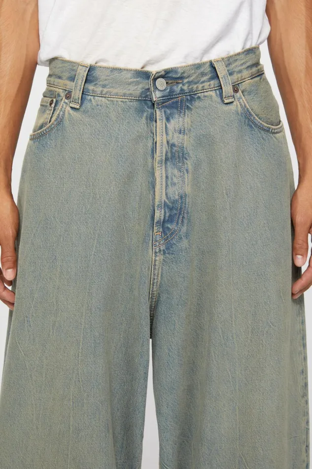 Men Super Baggy Fit Jeans 8211 2023M Bluebeige Acne Studios Jeans