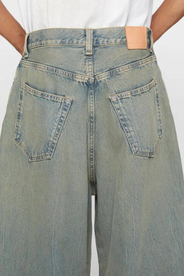 Men Super Baggy Fit Jeans 8211 2023M Bluebeige Acne Studios Jeans