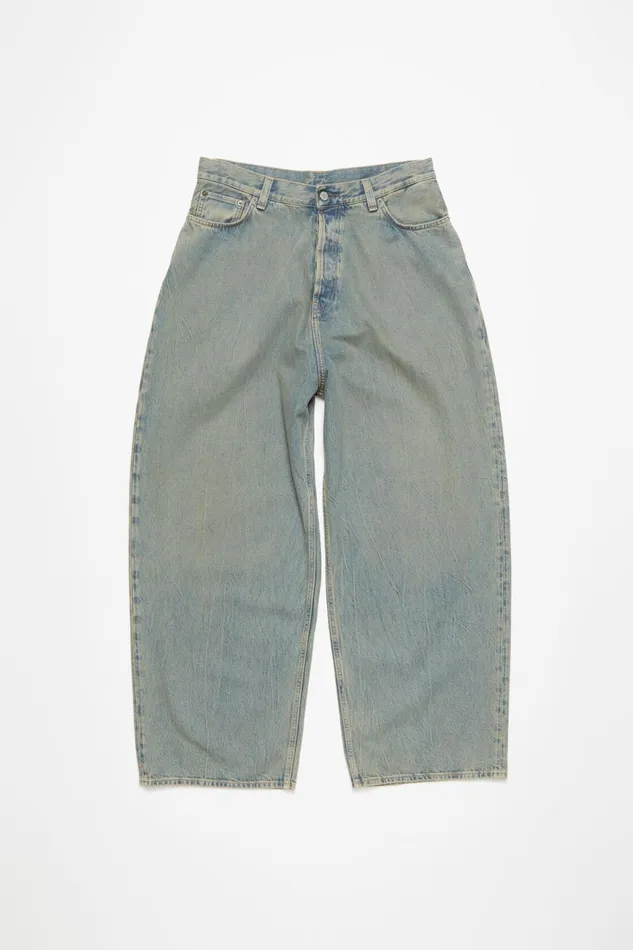 Men Super Baggy Fit Jeans 8211 2023M Bluebeige Acne Studios Jeans