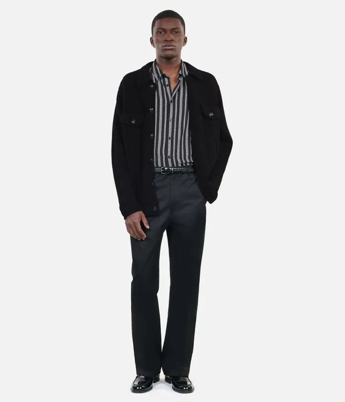 Men Sweaters THE KOOPLES Black Wool Cardigan