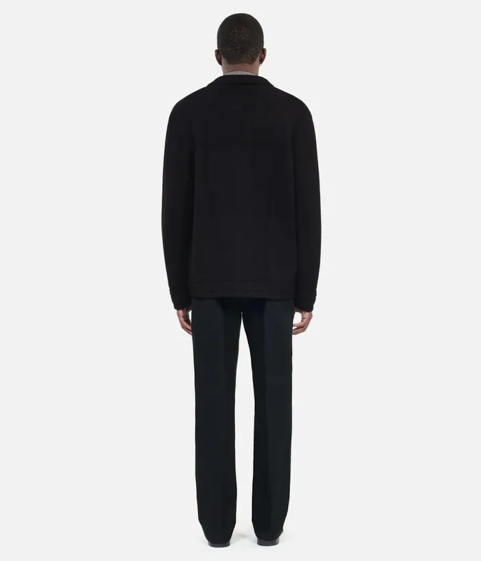 Men Sweaters THE KOOPLES Black Wool Cardigan Men Sweaters THE KOOPLES Black Wool Cardigan