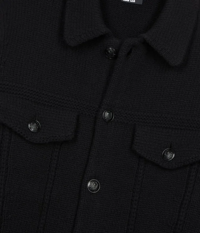 Men Sweaters THE KOOPLES Black Wool Cardigan Men Sweaters THE KOOPLES Black Wool Cardigan